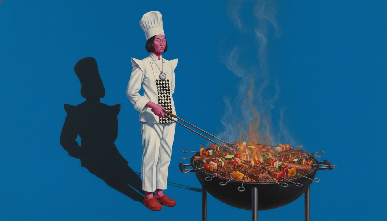 Le barbecue royal, la signature du Manoir de Louis 26